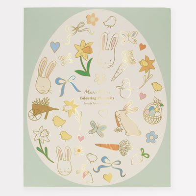 Easter Colouring Placemats - #confetti-gift-and-party #-Meri Meri