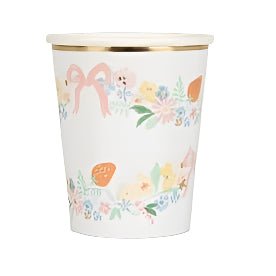 Elegant Floral Cups - #confetti-gift-and-party #-Meri Meri