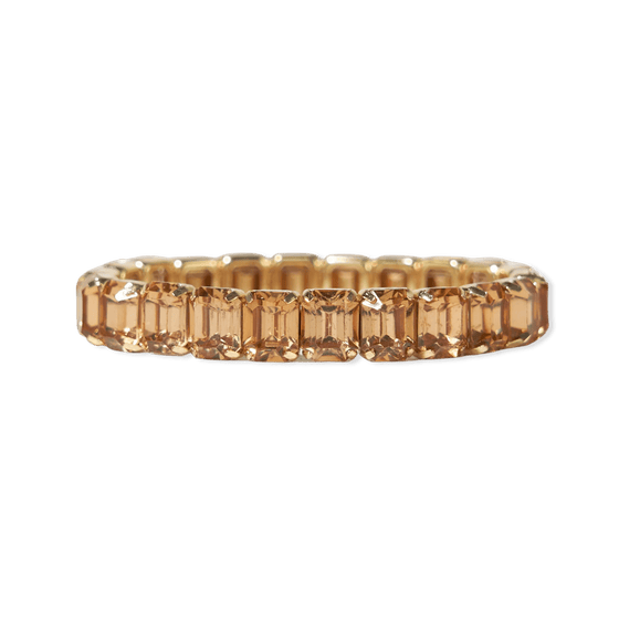Elta S Rectangle Stone Bracelet - Gold - #confetti-gift-and-party #-Ink + Alloy