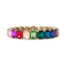  Elta S Rectangle Stone Bracelet - Rainbow - Confetti Interiors-Ink + Alloy