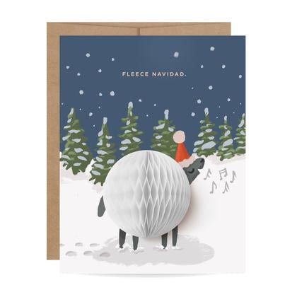 Fleece Navidad Pop-up - Confetti Interiors-Inklings Paperie