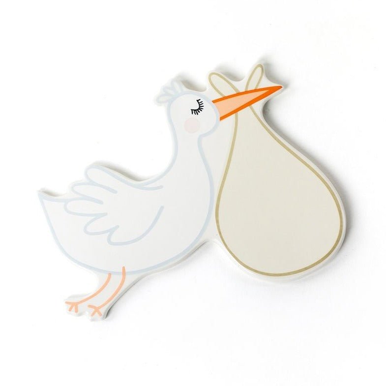 Flying Stork Big Attachment - #confetti-gift-and-party #-Happy Everything