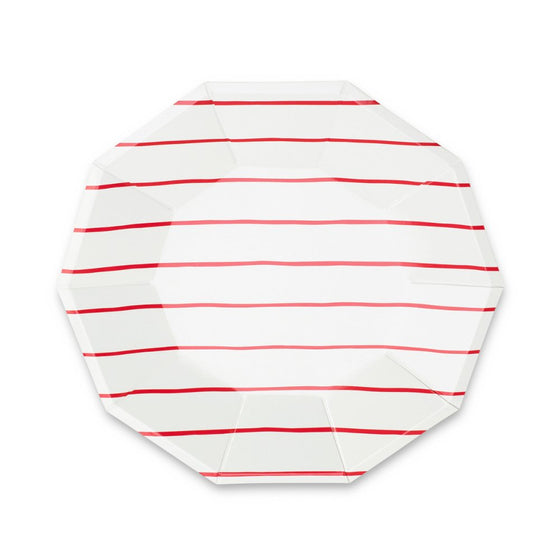 Frenchie Striped Candy Apple Plates - Small - #confetti-gift-and-party #-Jollity & Co. + Daydream Society
