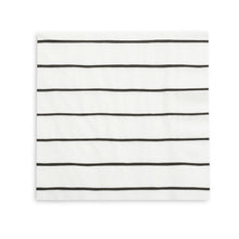  Frenchie Striped Ink Napkins - Cocktail - Confetti Interiors-Jollity & Co. + Daydream Society