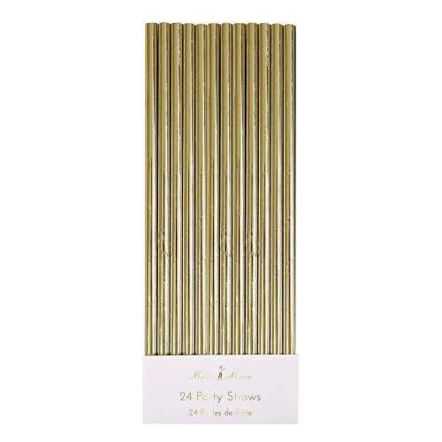Gold Foil Party Straws - #confetti-gift-and-party #-Meri Meri