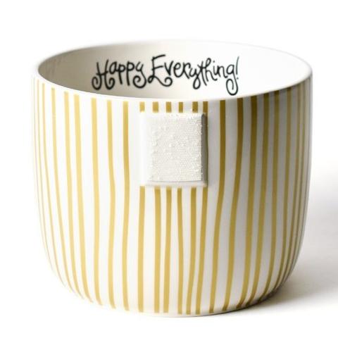 Gold Stripe Happy Everything Mini Bowl - #confetti-gift-and-party #-Happy Everything