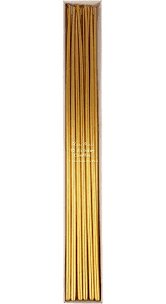  Gold Tall Tapered Candles - Confetti Interiors-Meri Meri
