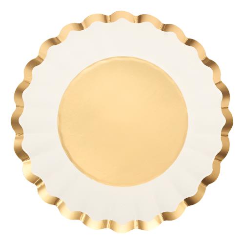 Gold & White Collection Salad Plate - #confetti-gift-and-party #-Sophistiplate Simply Baked