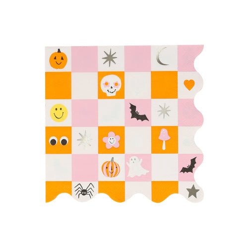 Groovy Halloween Icon Large Napkins - #confetti-gift-and-party #-Meri Meri