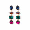 Haddie Mixed Dangle - Magenta Multicolor - #confetti-gift-and-party #-Ink + Alloy