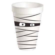  Halloween Mummy Eyes Styrofoam Cup - #confetti-gift-and-party #-Rosanne Beck