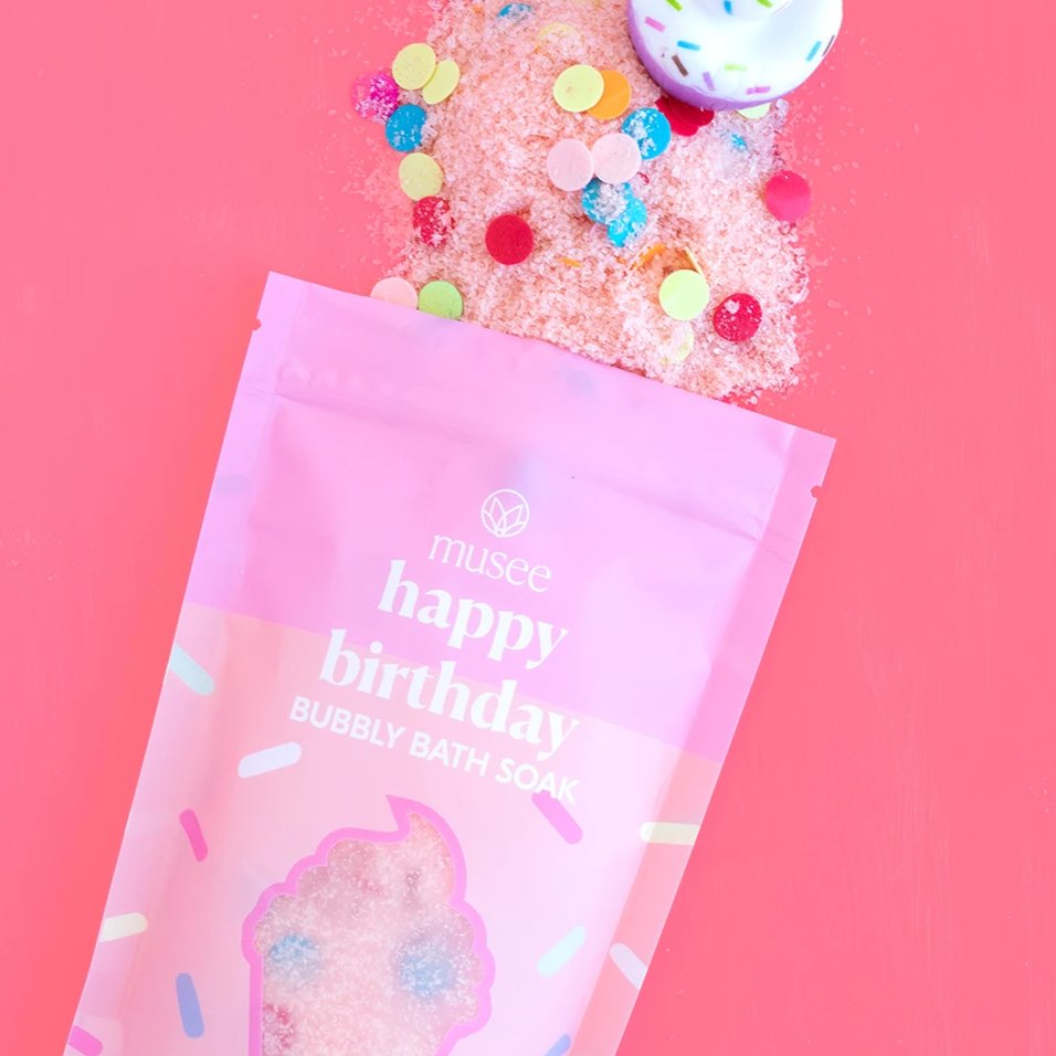 Happy Birthday Bath Soak Musee BathConfetti Interiors