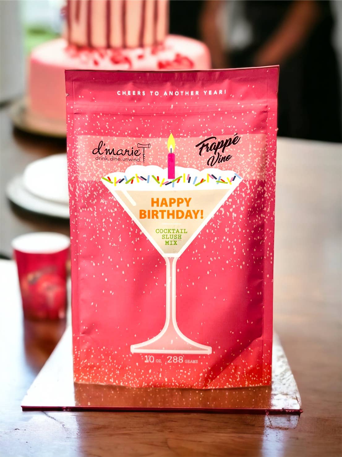 Happy Birthday Cosmo Cocktail Slush Mix - #confetti-gift-and-party #-D'Marie