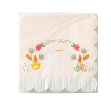  Happy Easter Scallop Fringe Cocktail Napkin - #confetti-gift-and-party #-My Mind’s Eye