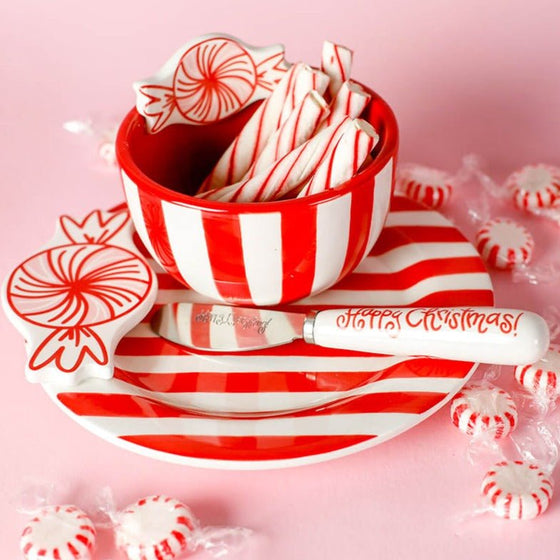 Happy Everything Peppermint Embellishment Bowl - #confetti-gift-and-party #-Happy Everything