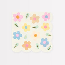  Happy Flowers Large Napkins - #confetti-gift-and-party #-Meri Meri