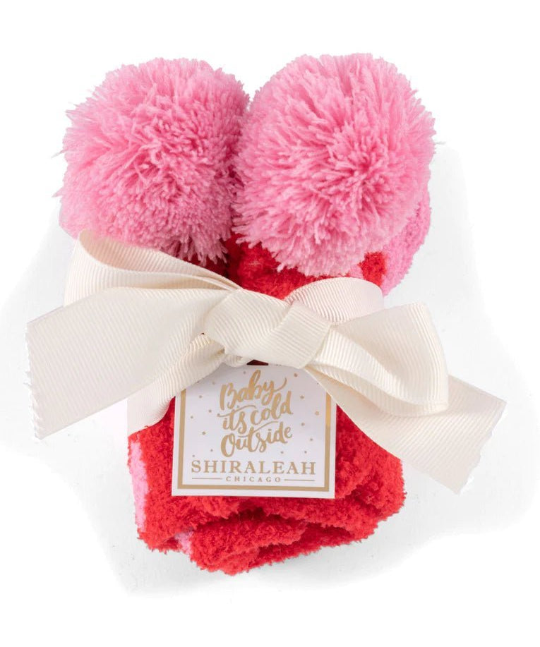 Hearts Home Socks, Red - #confetti-gift-and-party #-Shiraleah