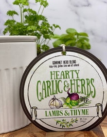  Hearty Garlic and Herbs Dip - Confetti Interiors-Lambs & Thyme