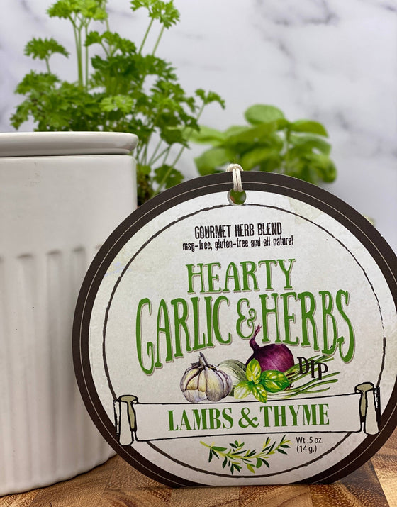 Hearty Garlic and Herbs Dip - #confetti-gift-and-party #-Lambs & Thyme