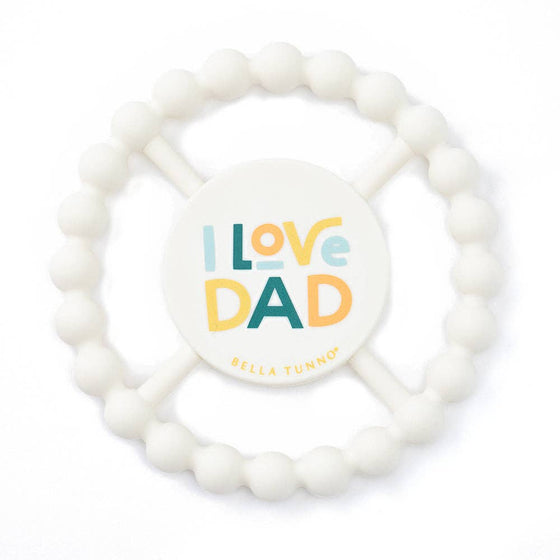 I Love Dad Happy Teether - #confetti-gift-and-party #-Bella Tunno