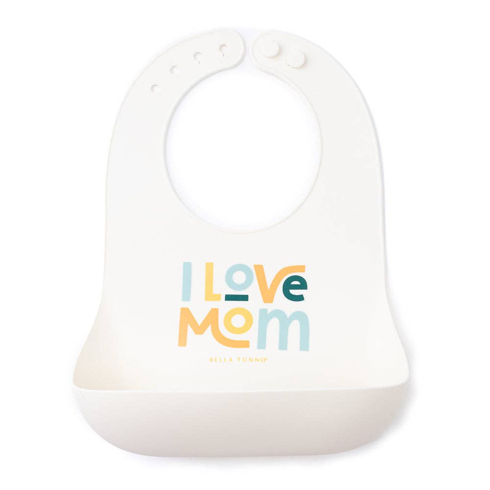 I Love Mom Wonder Bib - #confetti-gift-and-party #-Bella Tunno