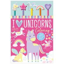 I Love Unicorns Coloring Make Believe IdeasConfetti Interiors
