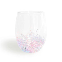 Iridescent Glitter Wine Glass - Confetti Interiors-Mary Square