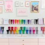 Bulk Jotters - with Cup: Neon Coral Talking Out of TurnConfetti Interiors