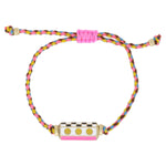 Kids 6 sided enamel cylinder bar bracelet by Confetti Interiors at Confetti Gift and Party