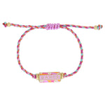 Kids 6 sided enamel cylinder bar bracelet by Confetti Interiors at Confetti Gift and Party