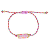 Kids 6 sided enamel cylinder bar bracelet by Confetti Interiors at Confetti Gift and Party