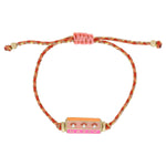 Kids 6 sided enamel cylinder bar bracelet by Confetti Interiors at Confetti Gift and Party