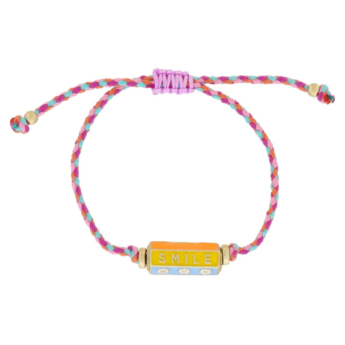 Kids 6 sided enamel cylinder bar bracelet by Confetti Interiors at Confetti Gift and Party