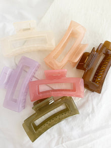  Large Jelly Hair Claw Clips - #confetti-gift-and-party #-LoveLina