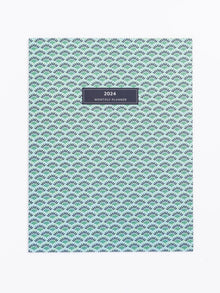  Large Monthly Planner | Fan Girl Blue & Green - #confetti-gift-and-party #-Mary Square