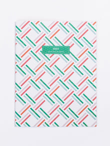  Large Monthly Planner | Square Dance Pink & Green - #confetti-gift-and-party #-Mary Square