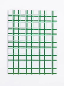  Large Notebook | On the Grid Green - #confetti-gift-and-party #-Mary Square