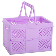  Lavender Foldable Crate - Confetti Interiors-Iscream