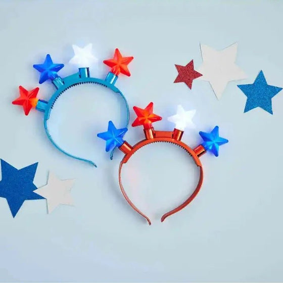 Light Up Star Headband - Confetti Interiors-Mud Pie