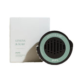 Linens & Surf Pura Car Diffuser refill with sea spray, ozone, passionfruit, coconut, and sandalwood fragrance.