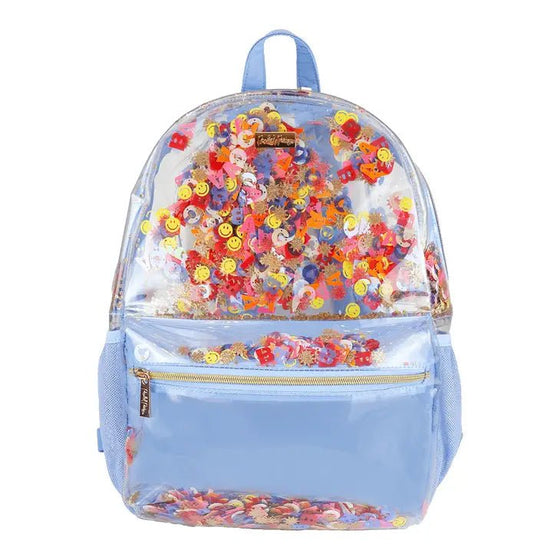 Little Letters Standard Size Backpack - #confetti-gift-and-party #-Packed Party