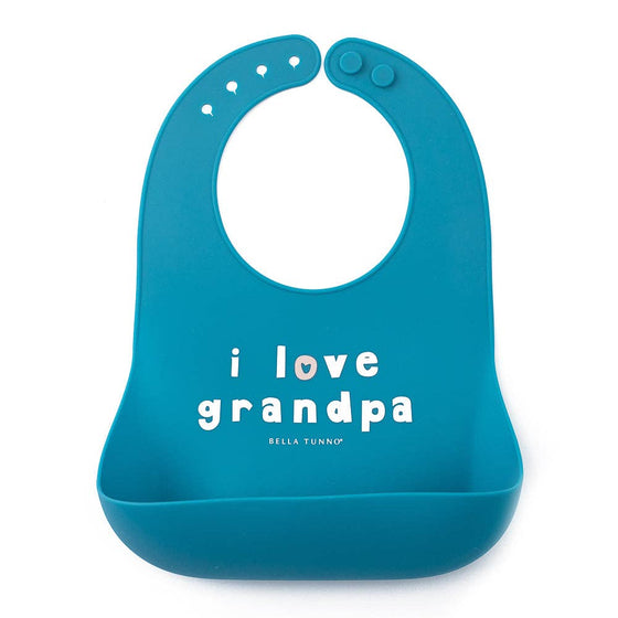 Love Grandpa Wonder Bib - #confetti-gift-and-party #-Bella Tunno