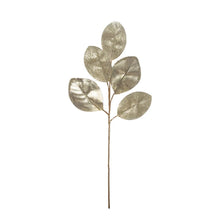  Magnolia Leaf Plume w/ Glitter, Silver - #confetti-gift-and-party #-Creative Co Op