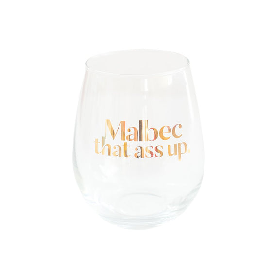 Malbec That Ass Up Wine Glass - #confetti-gift-and-party #-Jollity & Co. + Daydream Society