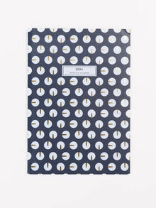  Medium Monthly Planner | Tick Tock Blue & Gold - #confetti-gift-and-party #-Mary Square