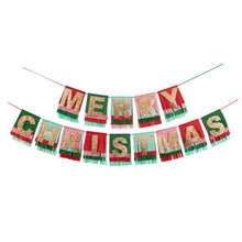  Merry Christmas Fringe Garland - #confetti-gift-and-party #-Meri Meri