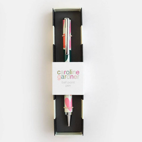 Multi Geo Heart Boxed Pen - Confetti Interiors-Caroline Gardner