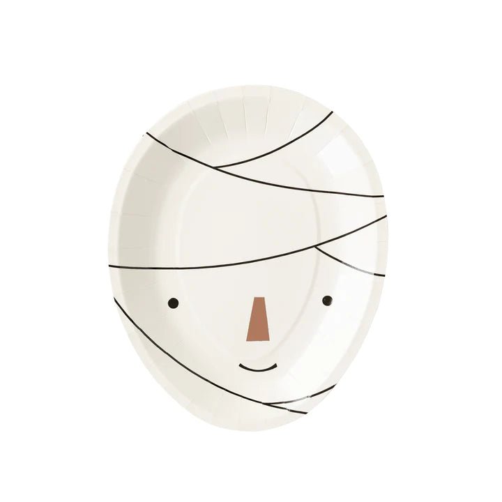 Mummy Shaped Paper Plate - #confetti-gift-and-party #-My Mind’s Eye