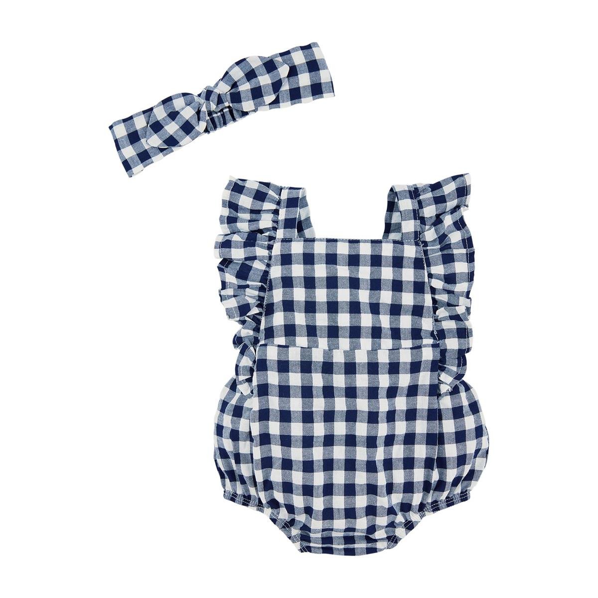 Navy Gingham Bubble and Headband Set - #confetti-gift-and-party #-Mud Pie