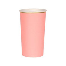  Neon Coral Highball Cups - #confetti-gift-and-party #-Meri Meri